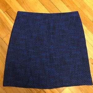 Blue & black skirt